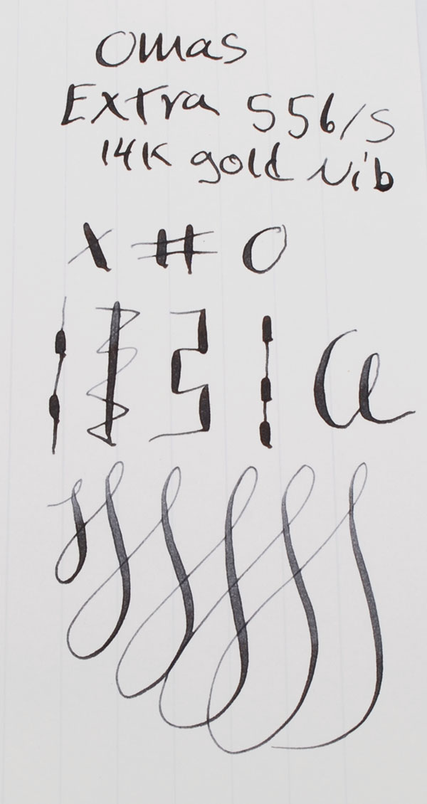 Omas Extra 556S Brevetto Fountain Pen (1950s) - Black w GP Cap